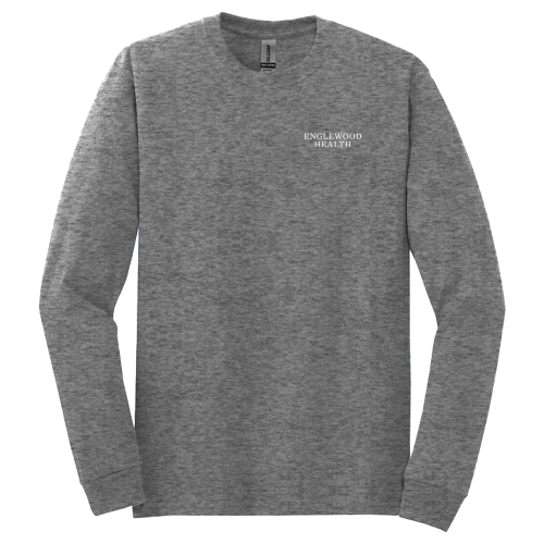 Gildan® - Heavy Cotton™ 100% Cotton Long Sleeve T-Shirt - Graphite Heather